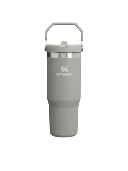 قمقمه استنلی نی دار مدل THE ICEFLOW FLIP STRAW TUMBLER