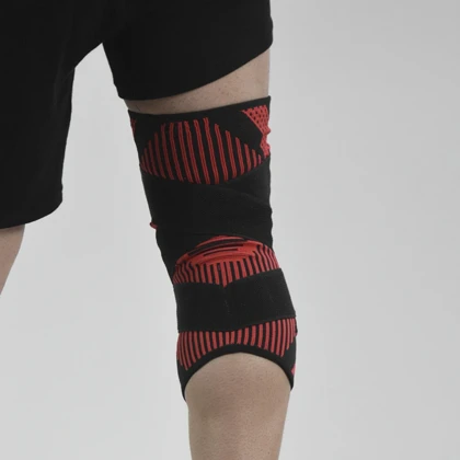 زانوبند استوانه ای آتل دار مدل KV7721 فری سایز بسته یک عددی