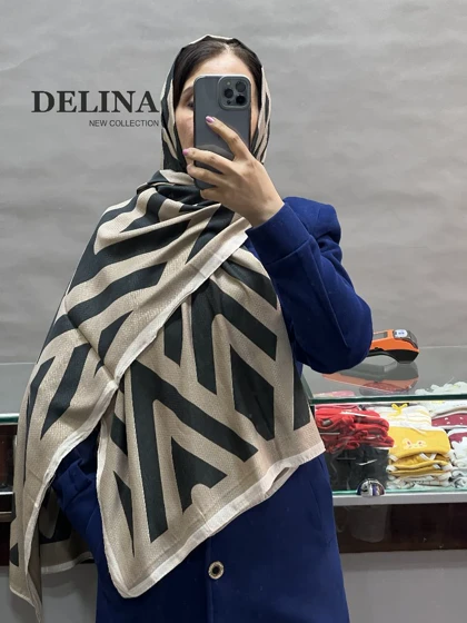 شال نخی راه راه خطی