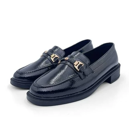 کفش کالج زنانه مدل Flat shoes - 0076_Black
