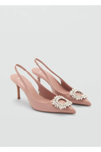 کفش پاشنه‌بلند کلاسیک زنانه اورجینال منگو mango