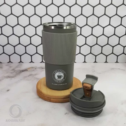 تراول ماگ دور سیلیکونی 500 میلی لیتر