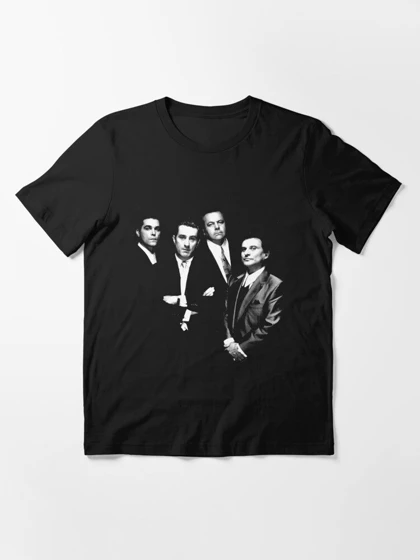 تیشرت رفقای خوی | تیشرت GoodFellas طرح four members handsome black کد 117292