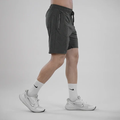 شلوارک ورزشی مردانه نایک مدل Dri Fit-8073 طوسی تیره
