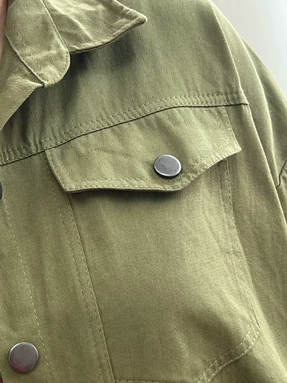 شومیز مانتویی کتان قد 70 کد 3307