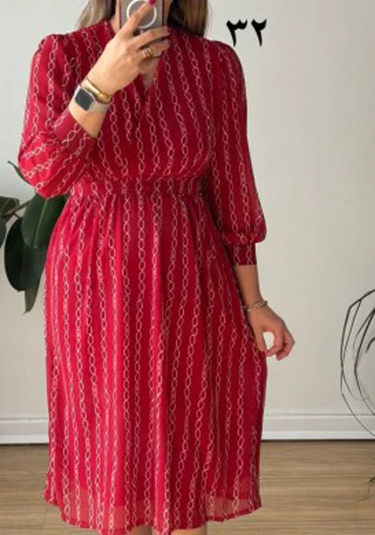 پیراهن حریر سرمه سری 20