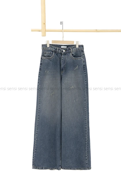 شلوار جین فول بگ کد1005167