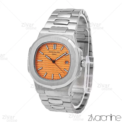 ساعت پتک فیلیپ ناتیلوس مردانه صفحه نارنجی 106535