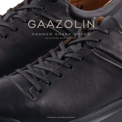 کتانی هامر شارک گازولین تمام مشکی - GAAZOLIN Hammer Shark Black/Black Color