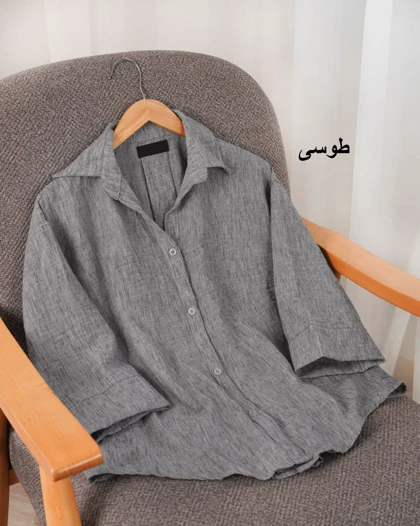 شومیز لینن زارا ترنم کد 29566