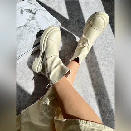 بوت چروک دو زیپ