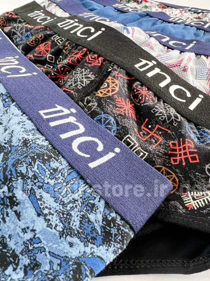 شورت نخ پنبه اسلیپ مردانه اینجی Inci سایز XL