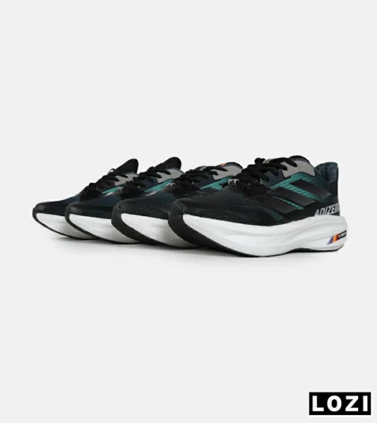 کفش کتانی مردانه و زنانه مشکی سبز Adidas Adizero مدل 7192