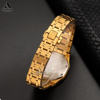ساعت زنانه‌ای پی طلایی Audemars Piguet Royal Oak GK58