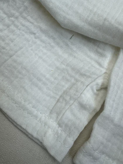 دوتیکه تیشرت و شورتک موسلین یقه گرد