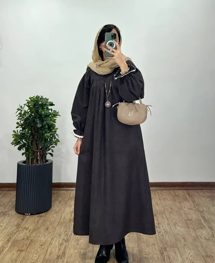 پیراهن مانتویی پاییزه رایلی 1