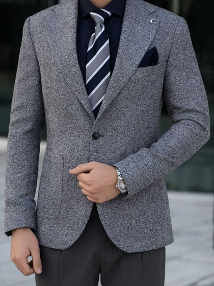 کت تک دکمه کارلوتی کد c204