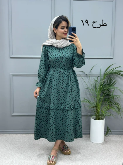 پیراهن مانتویی آریانا ( بدون کمربند )