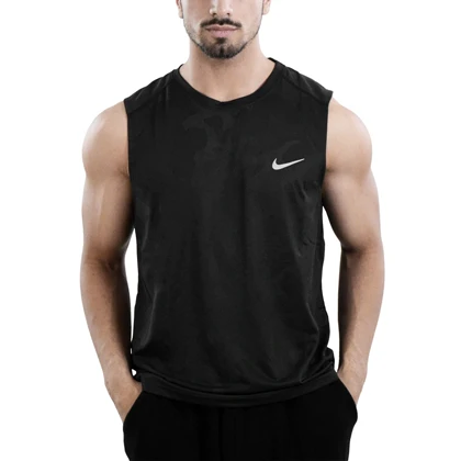 رکابی ورزشی مردانه نایک مدل Dri Fit-6920 چریکی مشکی
