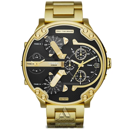 ساعت دیزل هفت موتوره طلائی DIESEL DZ-7333