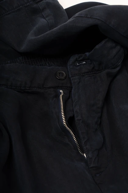 شلوار بگ سیلک سرمه ای رویال