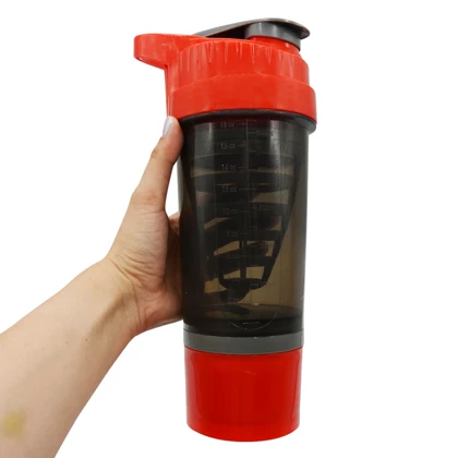 شیکر ورزشی دو تیکه مدل Strong Simp ظرفیت 0.5 لیتر