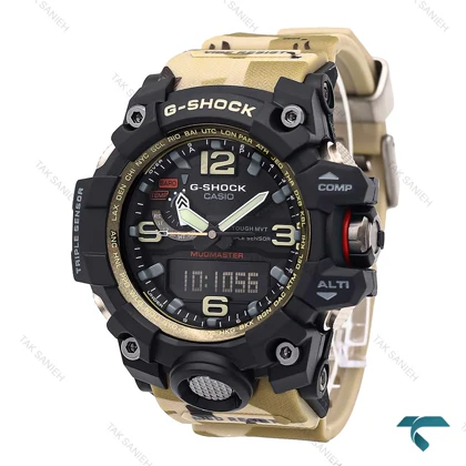 ساعت مردانه جیشاک GWG-1000 مشکی بند ارتشی Gshock-6557-G