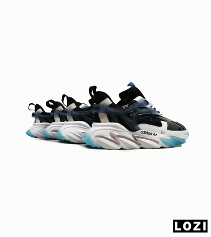کفش کتانی مردانه سفید آبی ADIDAS A700