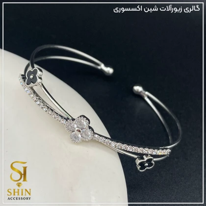 بنگل نگینی زنانه کد bnz07