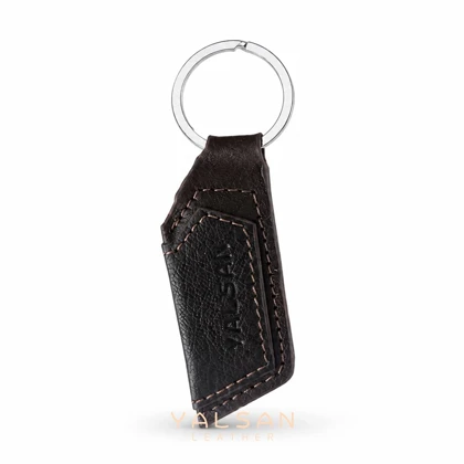 جاکلیدی مردانه چرم یلسان مدل دیمن کد 160-BS