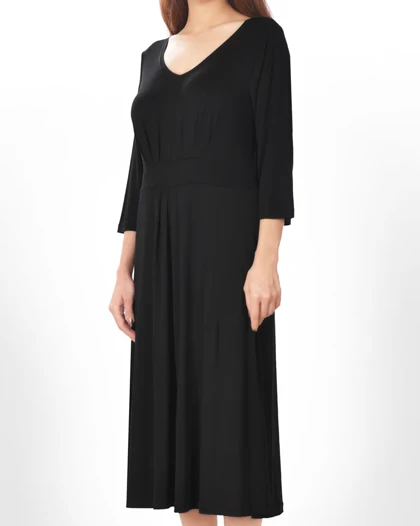 پیراهن آستین سه ربع مهشید زنانه