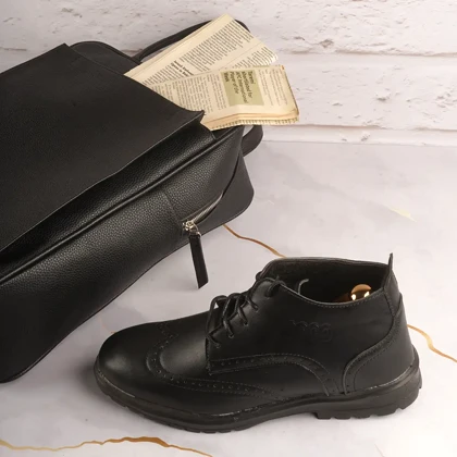 نیم بوت مردانه COCO مشکی مدلSalivanویژه