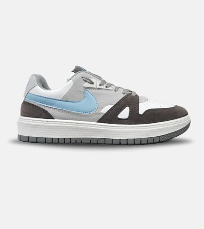 کفش کتانی مردانه طوسی سفید آبی نایک NIKE SB