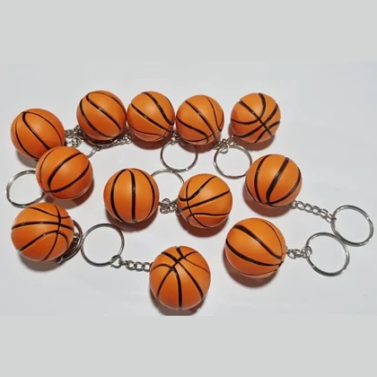 جاکلیدی و آویز کیف basketball طرح توپ بسکتبال