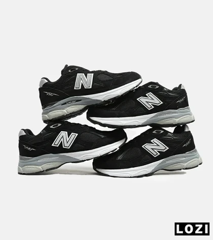 کفش کتانی مشکی طوسی NEW BALANCE 990