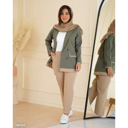 کت و شلوار زنانه مدل درنا