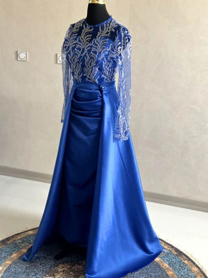 پیراهن مجلسی زنانه و شب ماکسی مدل ملودی1