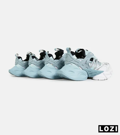 کفش کتانی مردانه و زنانه سفید آبی ADIDAS performance x9000l4