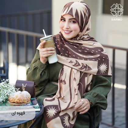 روسری نخ پنبه قاصدک