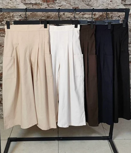 دامن شلواری 2جیب مدل سها کد 50290