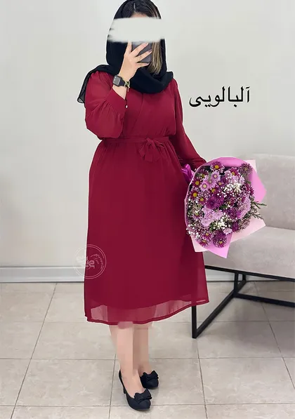 پیراهن حریر سلنا (ایراد دار)