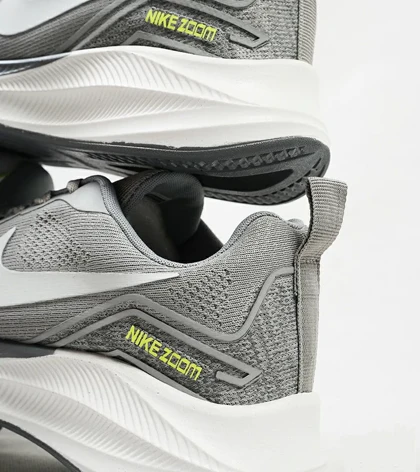 کفش اسپرت کتانی نایک زوم طوسی زرد nike air zoom کد 275462