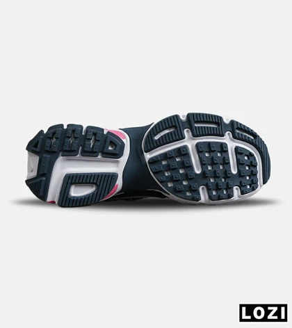 کفش کتانی زنانه سرمه ای صورتی Nike cushlon مدل 7942