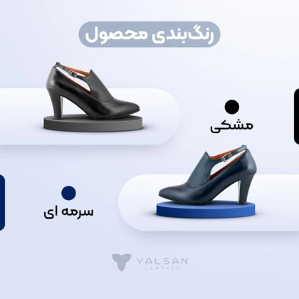 ست کیف و کفش زنانه چرم یلسان مدل اطلس کد 902-RIMA-HRM