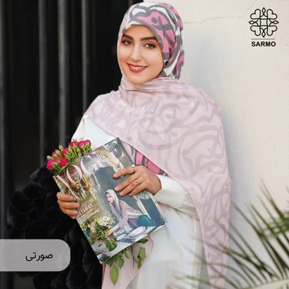 روسری نخ پنبه نقشینه