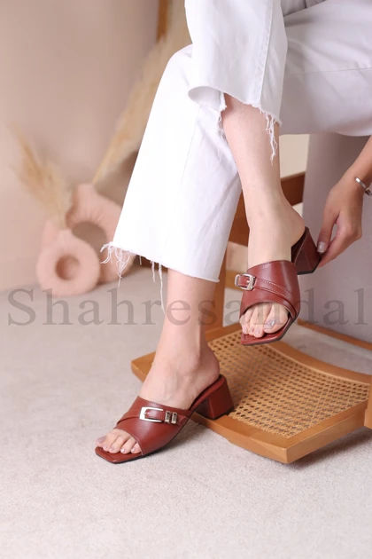 کفش صندل زنانه پاشنه‌دار کد 812