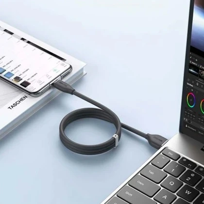 کابل سوپر فست شارژ یواس‌بی به تایپ سی 100 وات 1.2 متری بیسوس CAGD010001