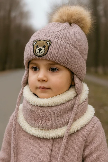 کلاه و شالگردن بچگانه دخترانه و پسرانه