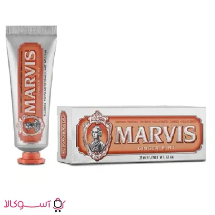 خمیردندان مارویس مدل ginger mint (نعنا زنجبیل)
