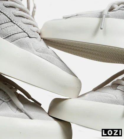 کفش کتانی مردانه طوسی کرم ADIDAS X Fear of God Athletics ’86 Lo Clay